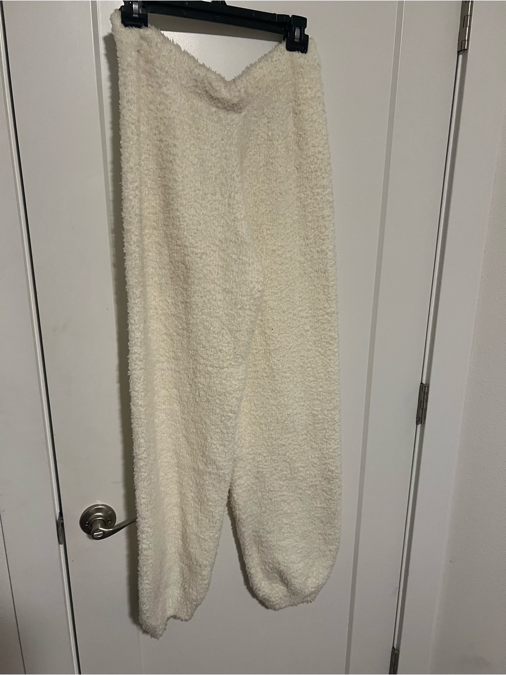 SKIMS Cream Plush Track Pants